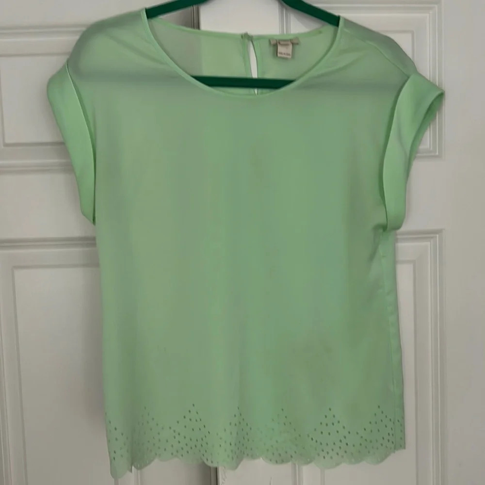 J.Crew green blouse size 00